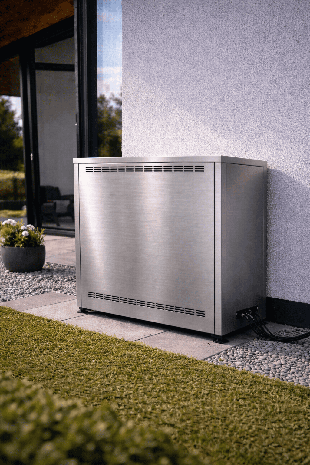 RVS buitenbox voor maatwerk batterij- of ESS-installatie